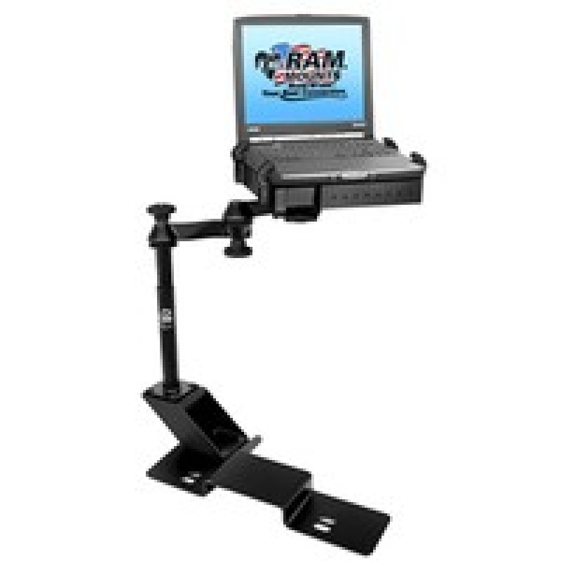 RAM® No-Drill™ Laptop Mount for '04-14 Ford F-150 + More RAMVB109SW1
