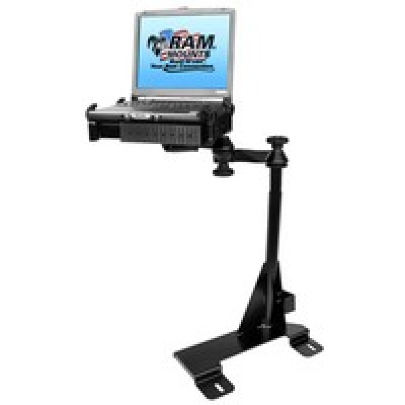 RAM® No-Drill™ Laptop Mount for '95-15 Ford Econoline Van + More