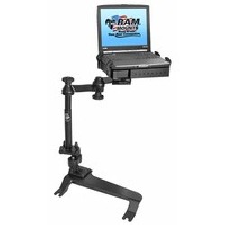RAM® No-Drill™ Laptop Mount for the '00-06 Chevy Avalanche + More RAMVB131ASW1