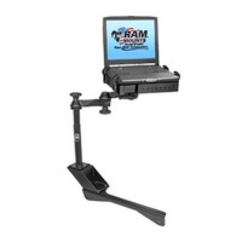 RAM® No-Drill™ Laptop Mount for '06-10 Dodge Charger (Non-Police) + More