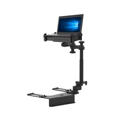 RAM® No-Drill™ Laptop Mount for '14-19 Chevrolet Silverado + More