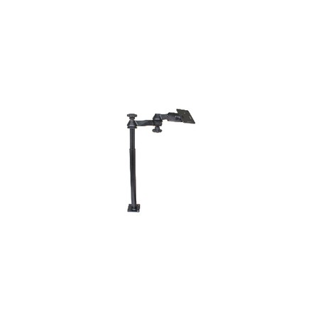 RAM® Tele-Pole™ with 12" & 18" Poles, Swing Arms & 75x75mm VESA Plate