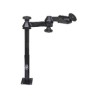 RAM® Tele-Pole™ with 12" & 9" Poles, Double Swing Arms & Round Plate