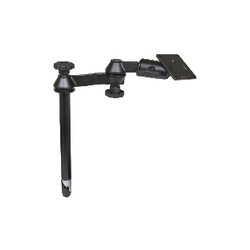 RAM® 12" Upper Pole with Double Swing Arms & 75x75mm VESA Plate