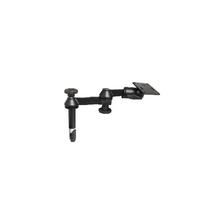 RAM® 4" Upper Pole with Double Swing Arms & 75x75mm VESA Plate