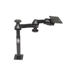 RAM® Tele-Pole™ with 8" & 9" Poles, Swing Arms & 75x75mm VESA Plate