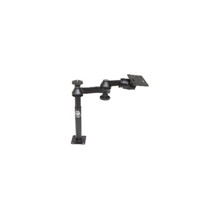 RAM® Tele-Pole™ with 8" & 9" Poles, Swing Arms & 75x75mm VESA Plate