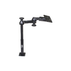 RAM® Tele-Pole™ with 12" & 9" Poles, Swing Arms & 75x75mm VESA Plate