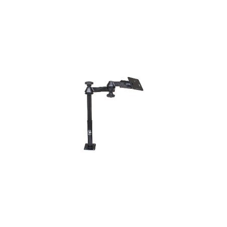 RAM® Tele-Pole™ with 12" & 9" Poles, Swing Arms & 75x75mm VESA Plate