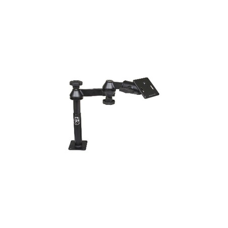 RAM® Tele-Pole™ with 4" & 7" Poles, Swing Arms & 75x75mm VESA Plate