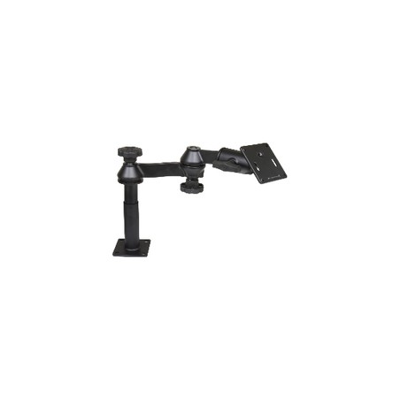 RAM® Tele-Pole™ with 4" & 5" Poles, Swing Arms & 75x75mm VESA Plate