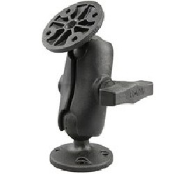 RAM® Composite Double Ball Mount with Two Round Plates RAP101UB