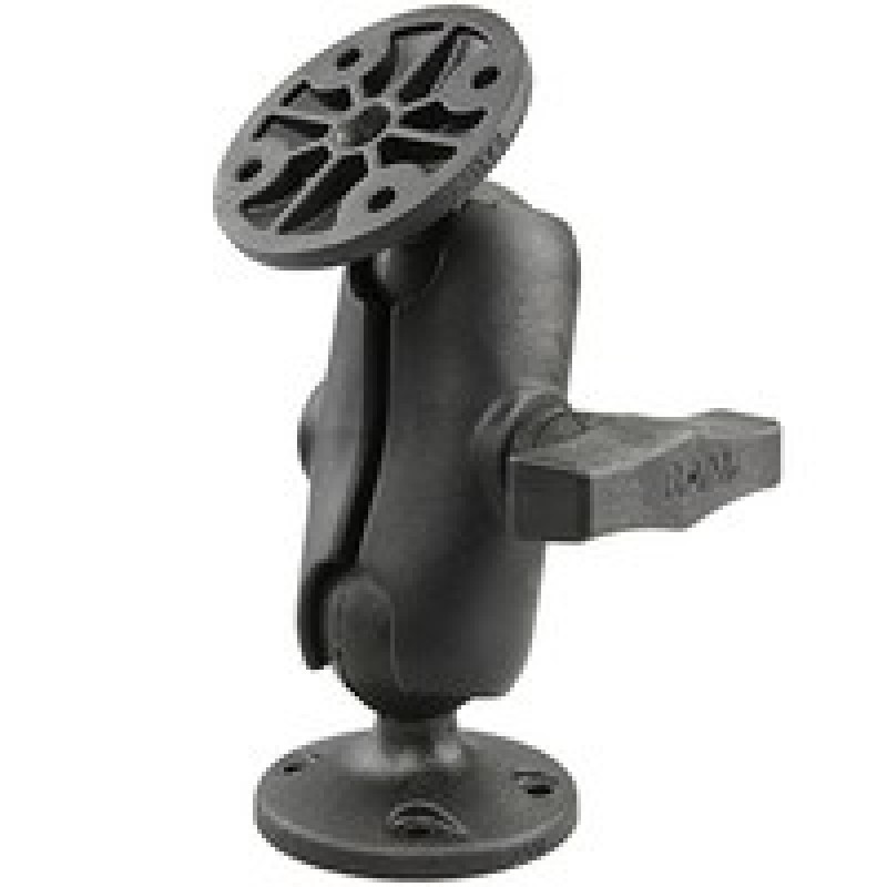 RAM® Composite Double Ball Mount with Two Round Plates RAP101UB