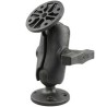 RAM® Composite Double Ball Mount with Two Round Plates RAP101UB
