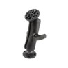RAM® Composite Double Ball Mount with Two Round Plates RAP101U
