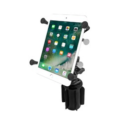 RAM® X-Grip® with RAM-A-CAN™ II Cup Holder Mount for 7"-8" Tablets