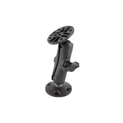 RAM® Universal Composite Double Ball Mount with Two Round Plates