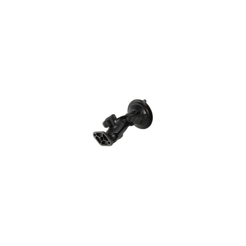 RAM® Twist-Lock™ Composite Suction Cup Ratchet Mount with Diamond Plate