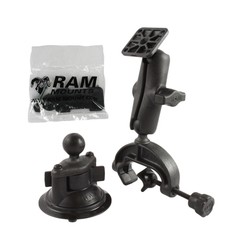 RAM® Twist-Lock™ Suction Cup and Composite Yoke Clamp Mount