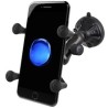 RAM® X-Grip® Phone Mount with RAM® Twist-Lock™ Low Profile Suction Base RAPB1662UN7U