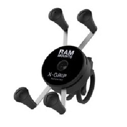 RAM® X-Grip® Phone Mount with Low Profile Zip Tie Handlebar Base