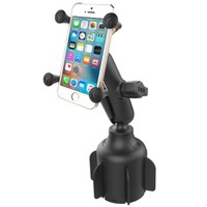 RAM® X-Grip® Phone Mount with RAM® Stubby™ Cup Holder Base