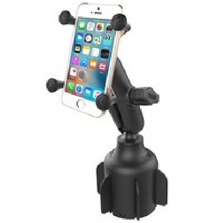 RAM® X-Grip® Phone Mount with RAM® Stubby™ Cup Holder Base