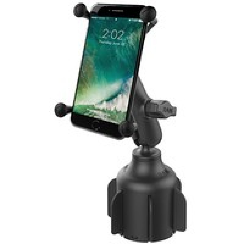 RAM® X-Grip® Large Phone Mount with RAM® Stubby™ Cup Holder Base