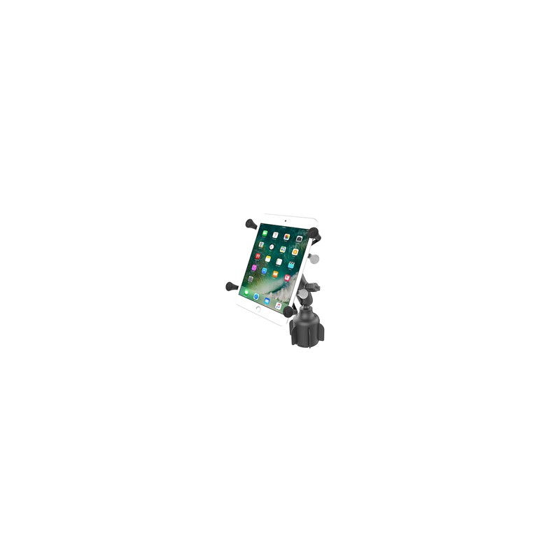 RAM® X-Grip® for 7"-8" Tablets with RAM® Stubby™ Cup Holder Base