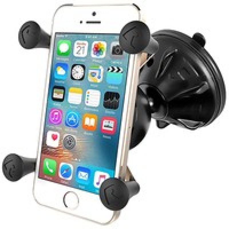RAM® X-Grip® Phone Mount with RAM® Mighty-Buddy™ Suction Cup