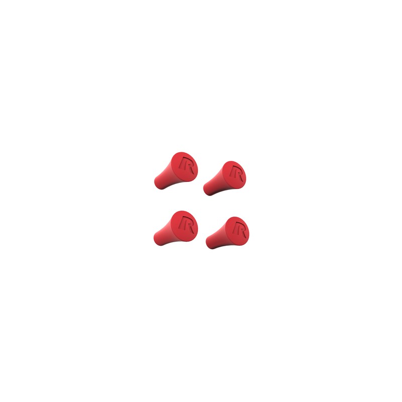 RAM® X-Grip® Red Rubber Cap 4-Pack