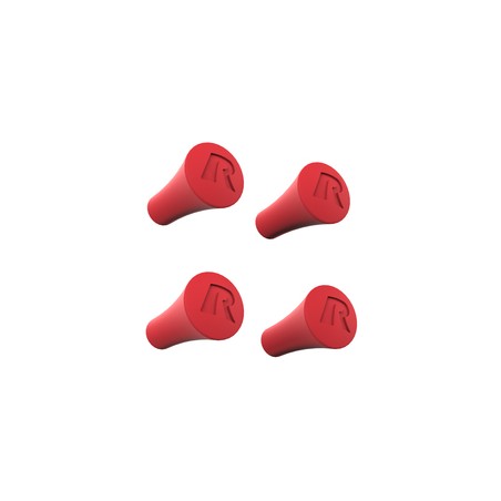 RAM® X-Grip® Red Rubber Cap 4-Pack