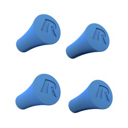 RAM® X-Grip® Blue Rubber Cap 4-Pack