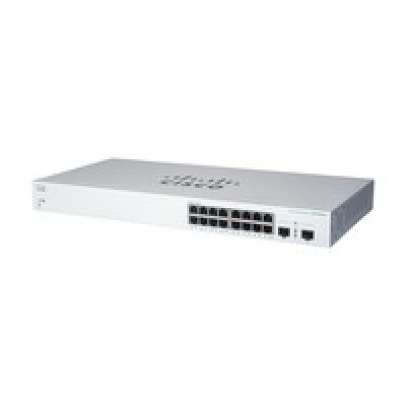 Cisco CBS220 Smart 16-Port GE PoE/2X1G SFP