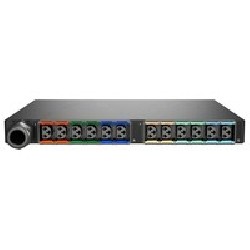 Vertiv Geist Rack PDU, Monitored (Outlet Level), EC, 1U, input IEC 60309 230/400V 3x32A, combi outlets (12)C13 or C19