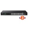 Tenda TEG1128P-24-250W (24xPoE 802.3af/at 10/100/1000Mbps, Uplink 2xRJ45 + 2xSFP) 230W