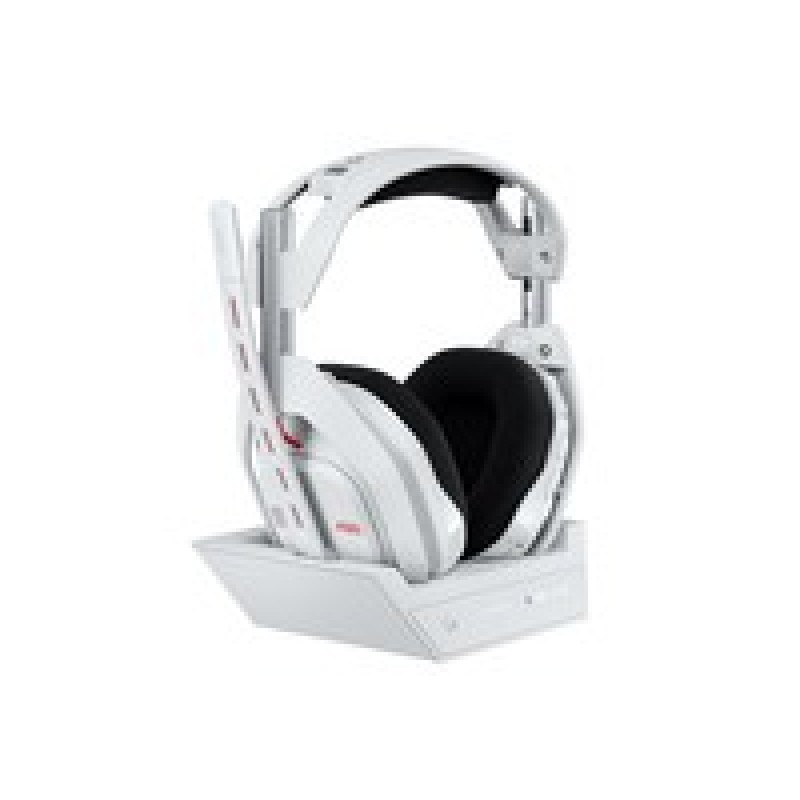 Logitech A50 LIGHTSPEED Wrls G Headset/With Base Station-White-EMEA28-9