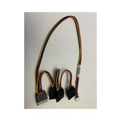 CABLE PWR EXT 1X4F/P2.50 TO 4X/SATA POWER 40CM 22AWG ROHS