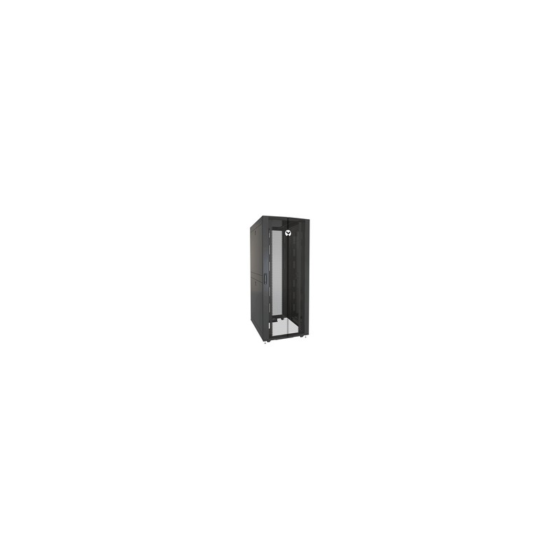 Rack 42U 1998mm (1998”)H x 800mm (31.50”)W x 1115mm (43.89”)D with Perf. Front Door, Perf. Split Rear Doors, Black gray