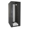 Rack 42U 1998mm (1998”)H x 800mm (31.50”)W x 1115mm (43.89”)D with Perf. Front Door, Perf. Split Rear Doors, Black gray