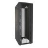 Rack 48U 2265mm (96.16”)H x 600mm (23.62”)W x 1115mm (43.89”)D with Perf. Front Door, Perf. Split Rear Doors, Black gray