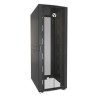 Rack 48U 2265mm (96.16”)H x 600mm (23.62”)W x 1215mm (47.83”)D with Perf. Front Door, Perf. Split Rear Doors, Black gray