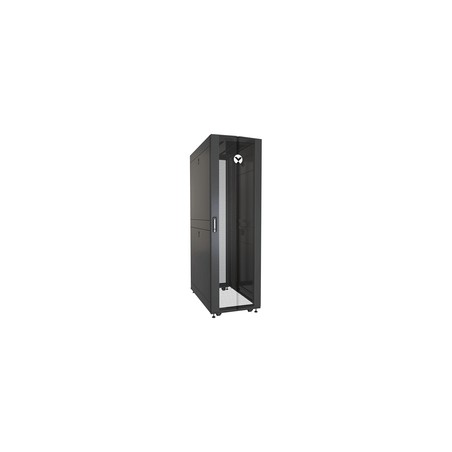 Rack 42U 1998mm (78.6”)H x 600mm (23.62”)W x 1115mm (43.89”)D with Perf. Front Door, Perf. Split Rear Doors, Black gray