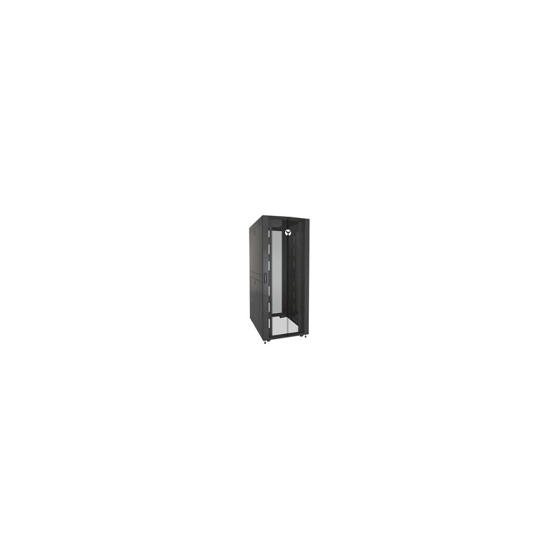 Rack 42U 1998mm (78.6”)H x 800mm (31.50”)W x 1215mm (47.83”)D with Perf. Front Door, Perf. Split Rear Doors, Black gray