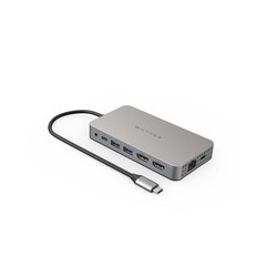 Targus HyperDrive DUEL HDMI 10IN1/Travel Dock F/ M1 MacBook Silver
