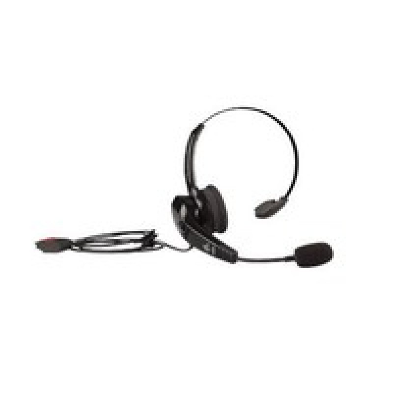 Zebra HS2100 Rugged Wired Headset (Over-The-Head Headband) Includes HS2100 Shortened Boom Module And HSX100 OTH Headband Module