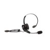 Zebra HS2100 Rugged Wired Headset (Over-The-Head Headband) Includes HS2100 Shortened Boom Module And HSX100 OTH Headband Module