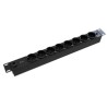 Vertiv Geist Rack PDU, Basic,1U,16A,220V,Schuko*3m,Schuko*8,black