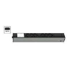 Vertiv Knürr DIS Rack PDU, IEC320, 0U, input GST18 230V 16A, outputs (6)C13