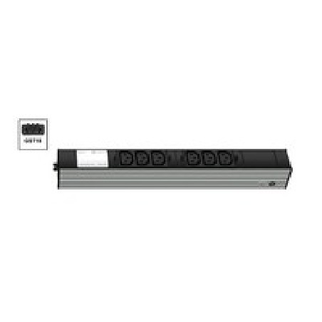 Vertiv Knürr DIS Rack PDU, IEC320, 0U, input GST18 230V 16A, outputs (6)C13